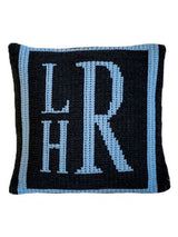 INITIAL STACKED MONOGRAM PILLOW