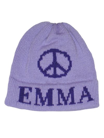 PEACE SIGN HAT - REGULAR OR EARFLAP