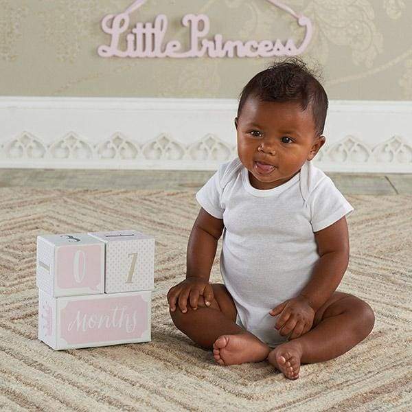 My First Milestone Little Princess Baby Age Blocks