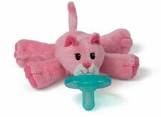 Pink Kitty WubbaNub Plush Pacifier