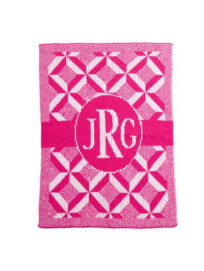 PUZZLE MONOGRAM BLANKET